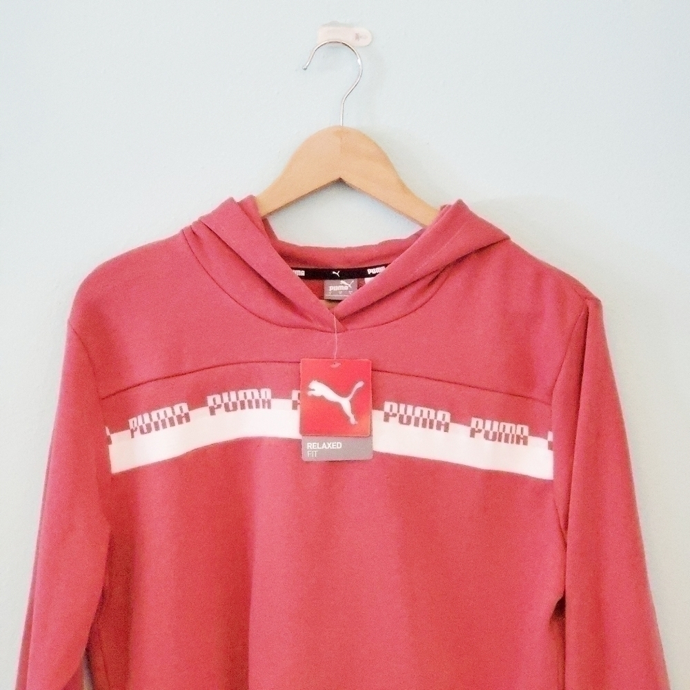 PUMA - Women's Amplified Cropped Hoodie Size S - Picture 8 of 9